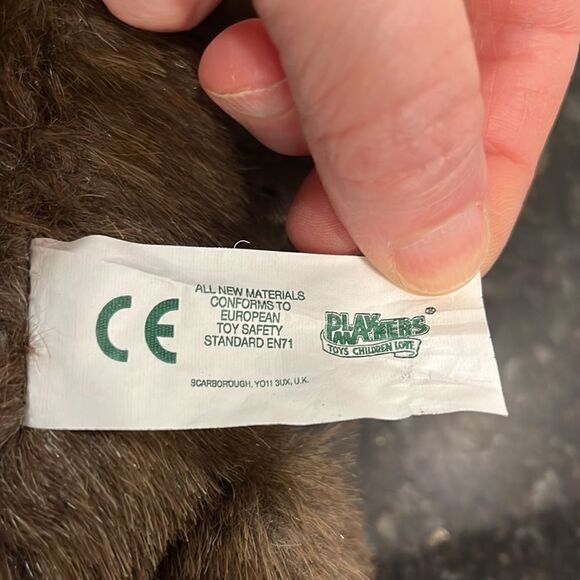 Playmakers Teddy Bear Collectors Series Tag Label Fully Jointed Adorable - Picture 7 of 8